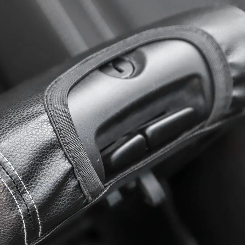 Center Console Armrest Pad Cover with Storage Bag for 2012- Jeep Wrangler JK, Car Armrest Cover Decoration
