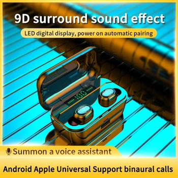 

G6S TWS Touch Wireless Bluetooth 5.0 Headphones In Ear Stereo Noise Cancelling Sport Fitness Headsets Earbuds Earphones