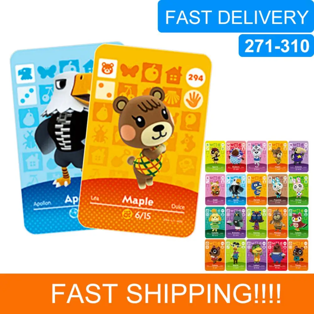 

Animal Crossing Card Amiibo Card Work for NS Games Series 3 (271 to 310)