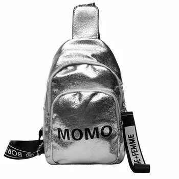 

Small Chest Bags 2020 Women Fashion Sparkly Fanny Pack Glitter Waist Pack Female Large Capacity Mini Bags for Girls Shoulder Bag