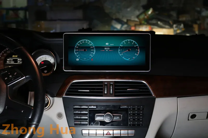 10,25 дюймов Автомобильный Радио экран gps навигация для Mercedes Benz C Class W204 2011- Bluetooth Сенсорный экран Android дисплей