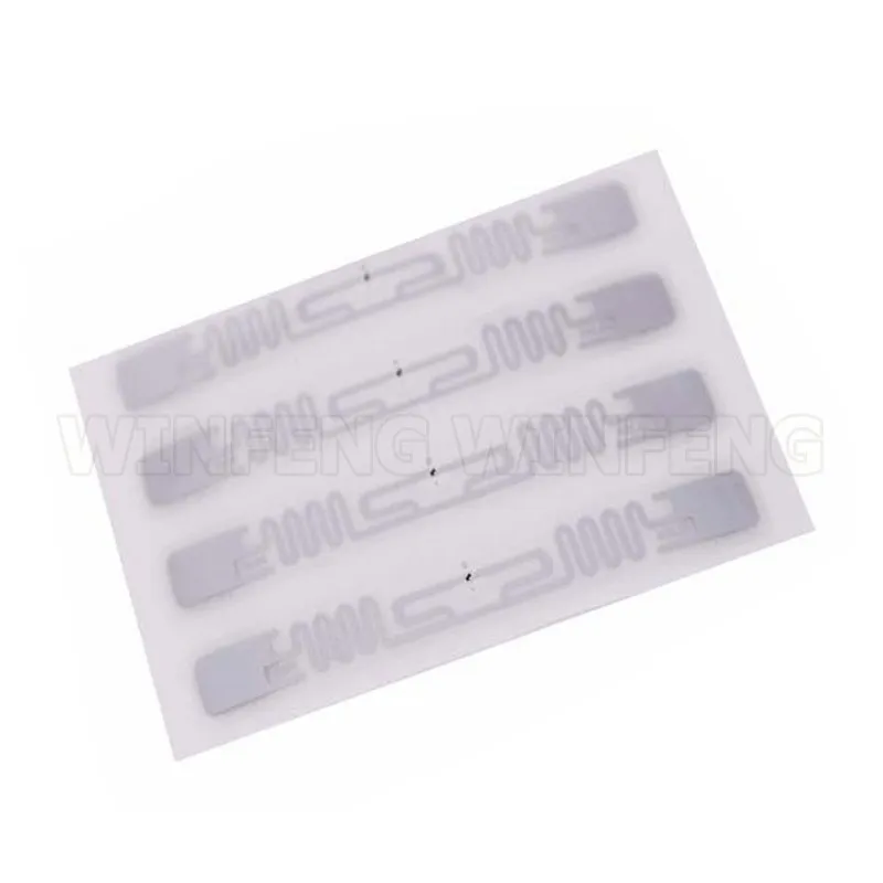 uhf 50 шт./лот UHF RFID бирка длинный диапазон 73*21 мм 860-960 МГц Пассивный бумажный RFID ярлык с инопланетянином H3 чип для системы парковки автомобиля - Цвет: uhf