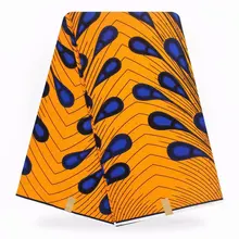 Высокое качество Анкара африканская ткань хлопок ткань для платья африканская восковая Ткань 6 ярдов