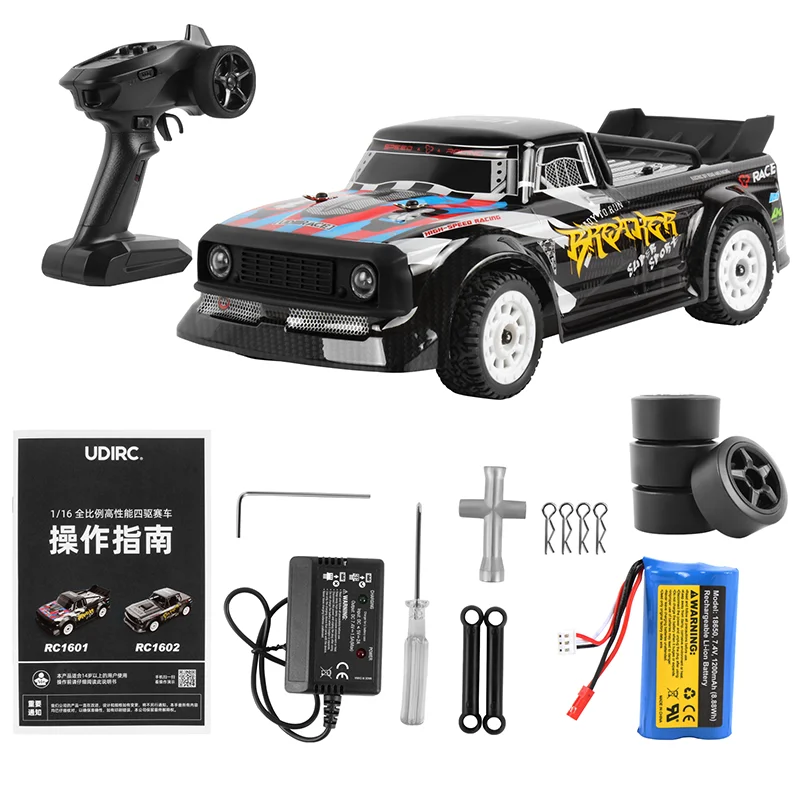 mais barato 1:16 rc carro drift brushless udirc ud 1604 pro controle remoto  rally caminhão carros para deriva