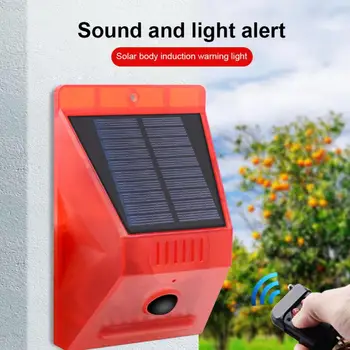 

Solar Warning Sound Flash Warning Sound And Motion Sensor Warning Light Siren Farm Safety Warning System Garden Home Decor