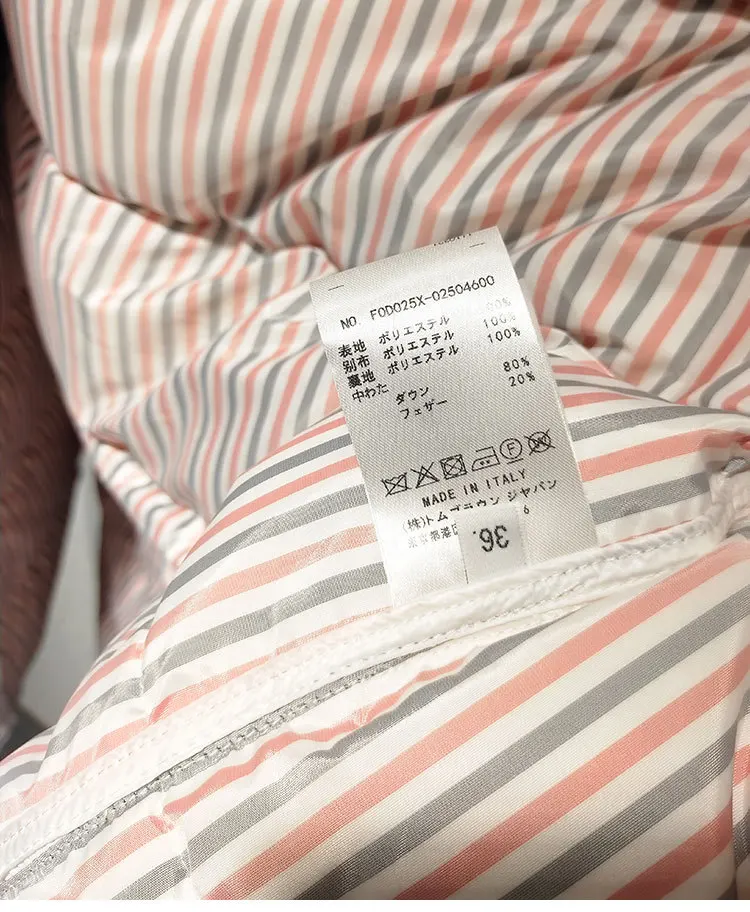 Осень и Новинка зимы продукты TB двух-Цвет с капюшоном и карманами; разноцветные полосы четырех панелей пуховик средней длины над самим-K