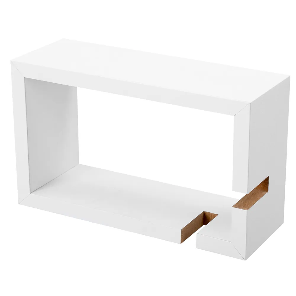  Finether Wall Mount Bookshelf, Wall Shelf, Dvd Shelf, Rack Bookcase Storage Display Organizer book safe  (home decoration, DIY)5