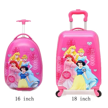 

New Children's Hardside Luggage Cartoon Suitcase Boy Cabin Rolling Luggage Student travel trolley luggage for kids Wheeled Bag