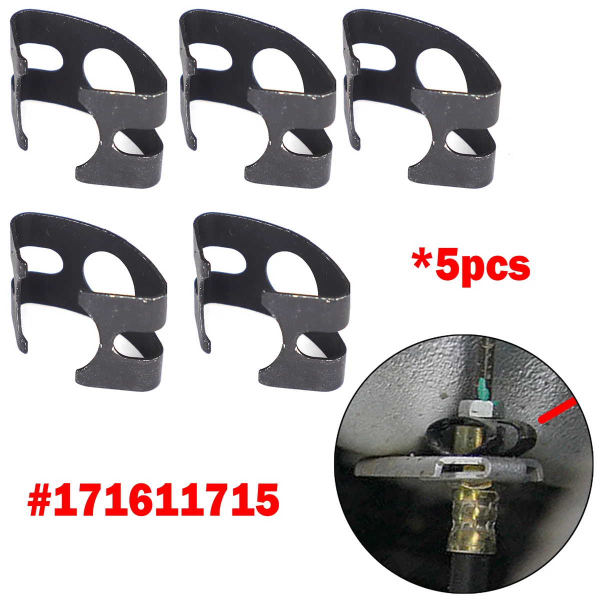 5pc Bremse Schlauch Linie Retainer Clip Clapmps Für VW Golf