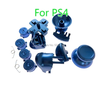 

1set JDS-040 4.0 Custom Metal Thumbsticks Analoge Controller Bullet Button Chrome D-pad For Sony PS4 pro Controller to choose