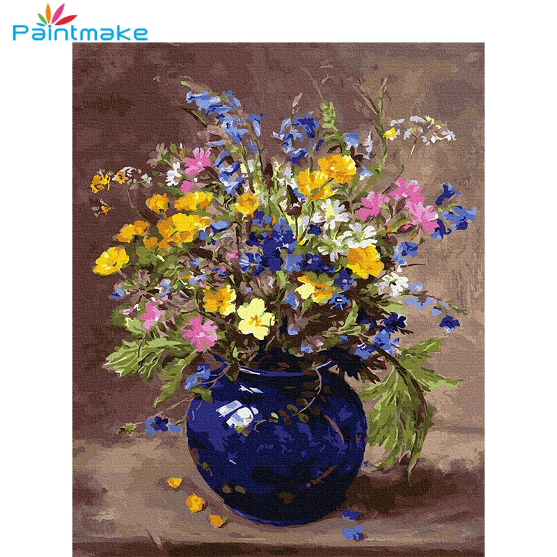 Набор для рисования по номерам Paintmake картина маслом на холсте сделай сам декора