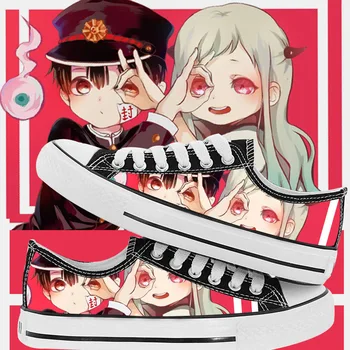 

anime Toilet Bound Hanako kun shoes Hanako kun Adult boys men women Spring summer Casual Low help shoes