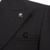Cenne Des Graoom Men's Suits One Button Double Breasted Tailor-Made Blazers Pants Business Causal Party Singer Groom Wedding A12 2