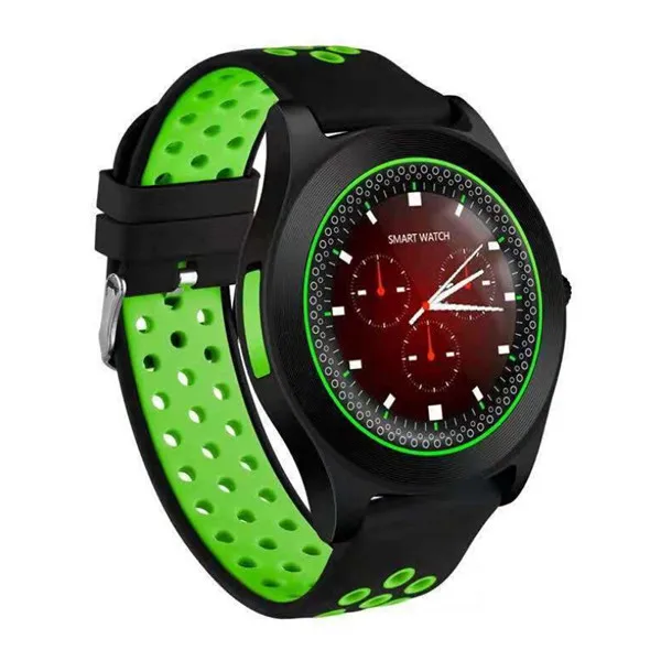 TF8 Смарт наручные часы Bluetooth GSM телефон для Android samsung LG sony iPhone - Цвет: Зеленый