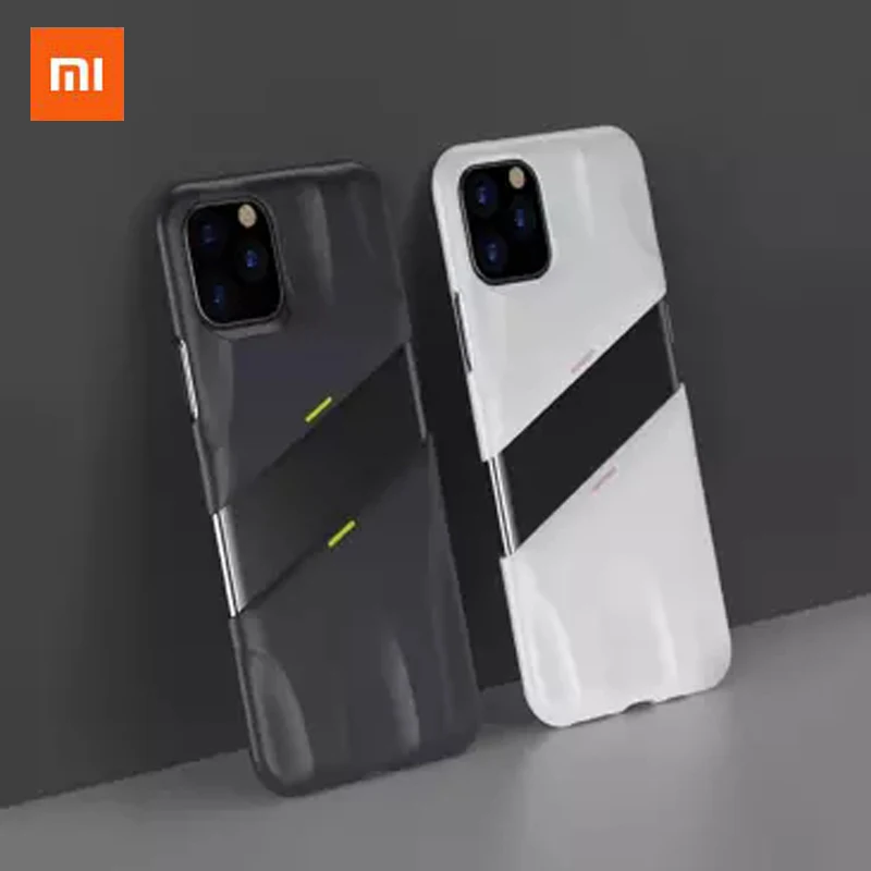 

2colors Xiaomi Baseus Back Case Air Cooling Game Protective Case Split Design Anti-shock Anti-drop for Iphone 11/11 pro MAX