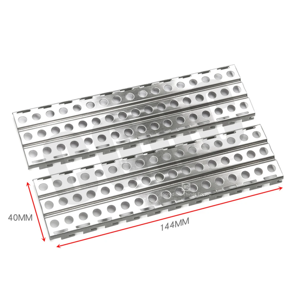 2 шт металлическая противоскользящая самопомощь Плата расширения для 1/10 RC Гусеничный автомобиль TRX4 RC4WD D90 осевой Scx10 90046 CC01 VS4