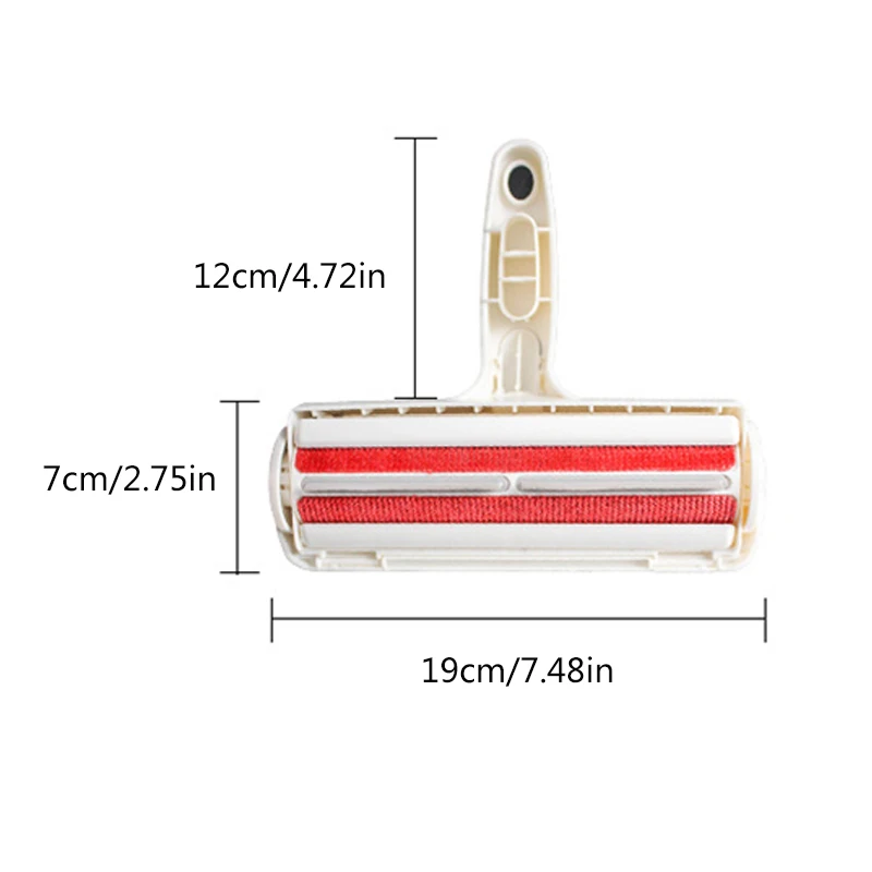 2-полосная для ухода за волосами для ролик с рисунком собачки и котика волос, щетка для очистки удаления ворса для удаления шерсти домашних животных из мебель ковры Костюмы