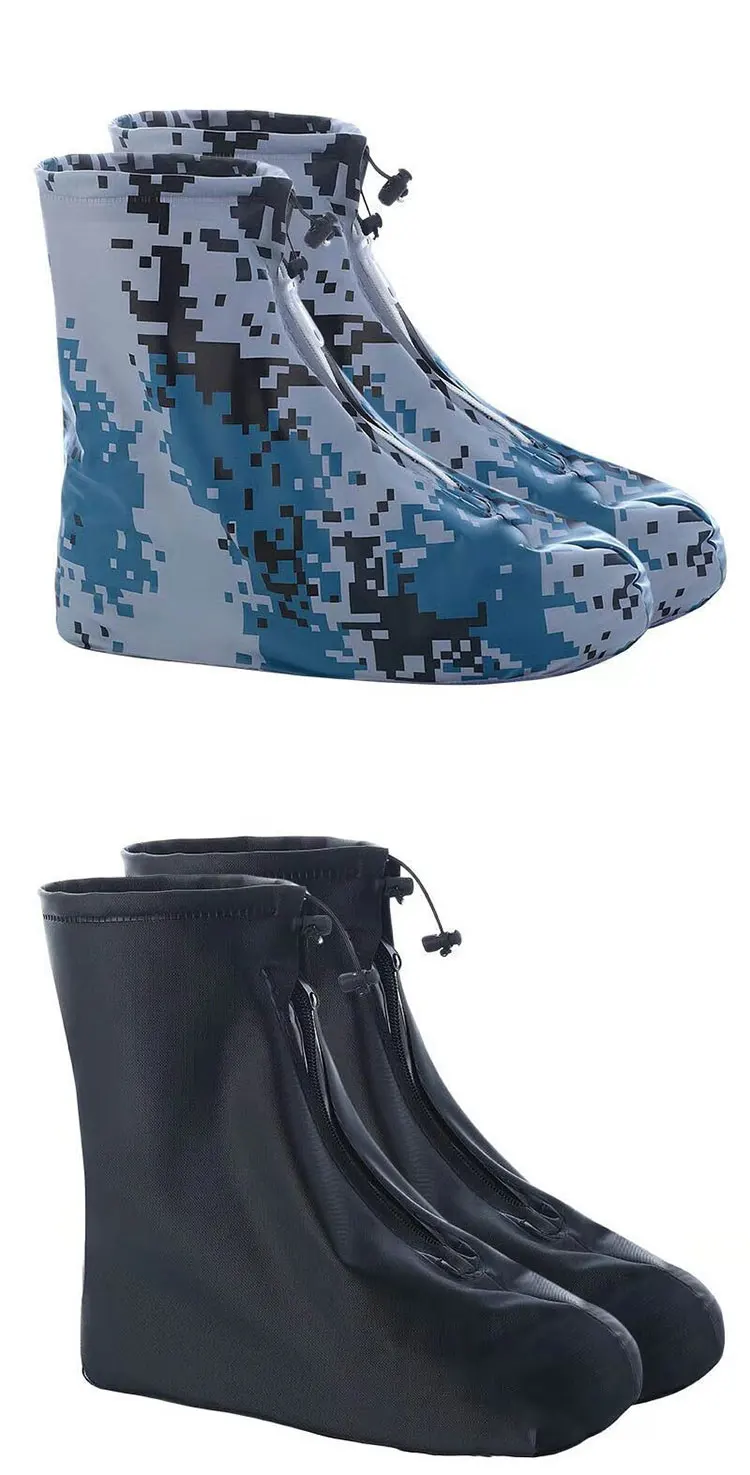 High Quality Men's And Women's Dustproof And Waterproof Shoe Covers High To Help Reusable Non-Slip Men And Women Travel Shoes