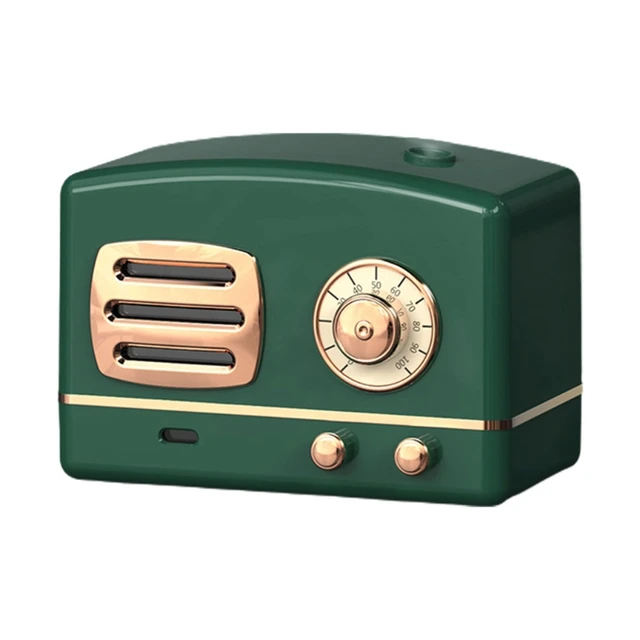 Retro Radio Shape Large Capacity Portable Desktop Air Humidifier USB Mist Maker Aroma Essential Oil Diffuser for Home 4