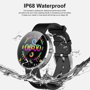 

Smart Watch Sport Bracelet Oxygen Blood Pressure Heart Rate Monitor Wrist Band