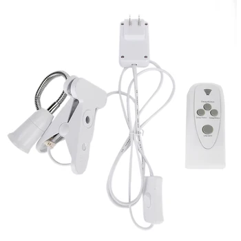 

1.7m Rotation Adjustable E27 Socket Clip-on LED Light Holder Remote Control Wireless Remote Control Lamp Holder