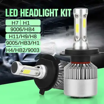 

2 pcs Auto Car Headlights 9006/HB4, H4/HB2/9003, 9005/HB3/H10, H7, H1, H11/H9/H8 8000LM LED Car Head Light Car Bulbs