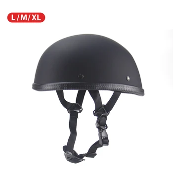 

ABS Half Face Helmet Matte Black Helicopter Half Face Helmet Kas Universal Scooter Half Face Vintage Helmet
