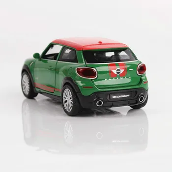 

Retro Car Classic Mini Alloy 1:32 Acousto-optic Recoil Car with 4 Door Simulation Car Model Vintage Car Collection Kids Toys