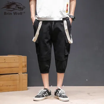 

Brin Wolf Summer Casual Shorts Men Men's Sportswear Short Sweatpants Jogger Breathable Trousers Boardshorts Man Drop Shipping