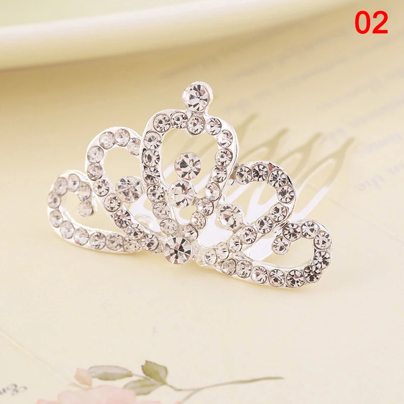 Mini Tiara Hair Clips Princess Crown Comb Costume Accessories for Princess Party Girls Children H9 hair comb,hair accessory,hair clip,hair headdress,hair band crown