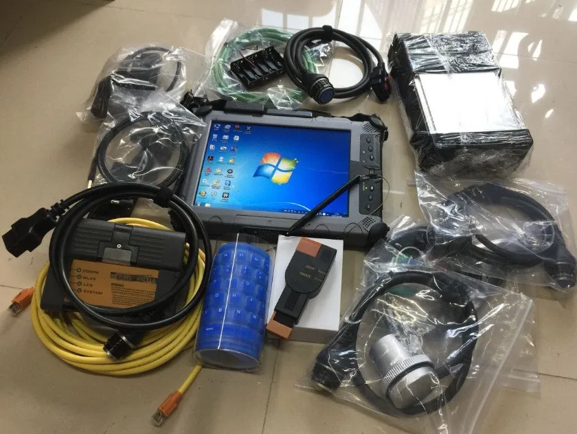  Mb stern c5 für bmw icom a2 b c + 2 stücke ssd neueste software mit laptop Xplore ix104 c5 tablet (