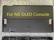  Original Replacement Bottom Housing Shell Case Part for Switch OLED Console Black Back Cover Faceplate NS NX JoyCon Shell Case 