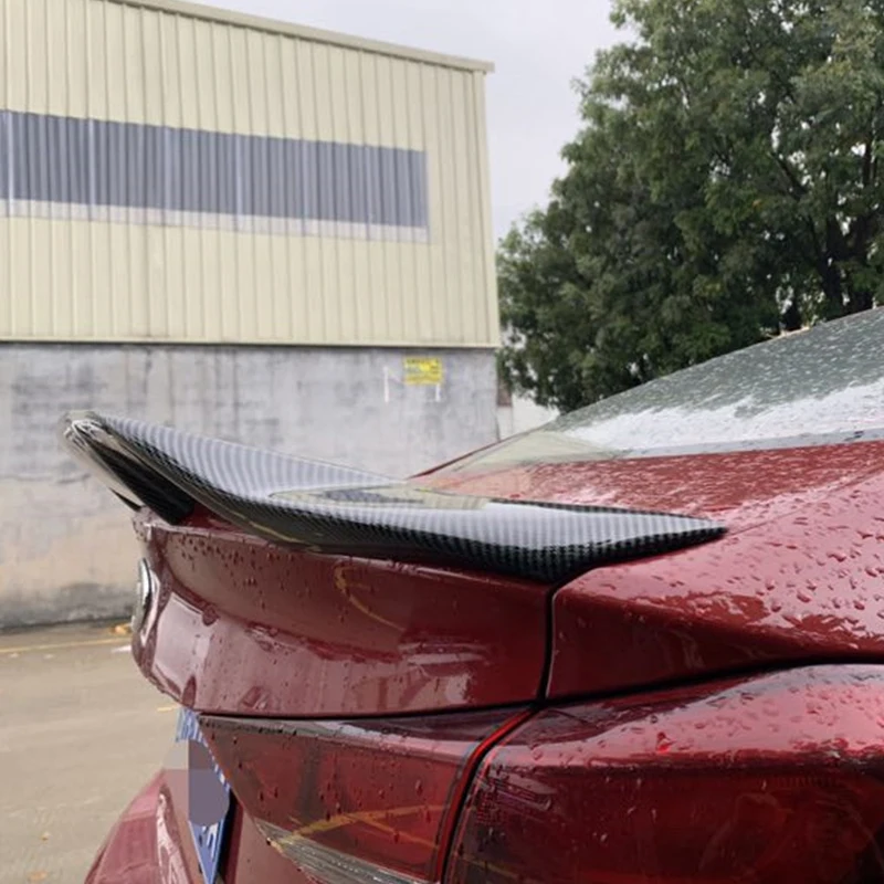 Для hyundai Elantra спойлер 17 высококачественный спойлер из углеволокна заднее крыло автомобиля праймер цвет задний багажник Хвост СПОРТ