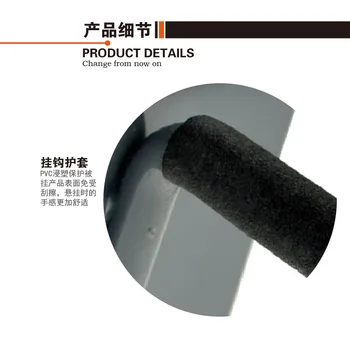 

Heavy-Duty Metal Hook Trough Plate PVC Large Tool Item Storage Hook Large Bearing Multi-functional Wall Hook
