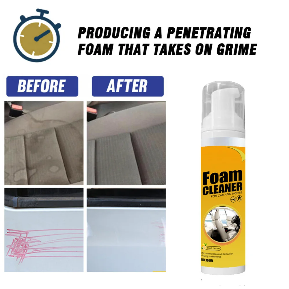 Effective Foaming All-Purpose Cleaner 300ml Foam Cleaning Spray For Car Wash,  Car Detailing, Ceiling, Car Seat, Car Door - AliExpress