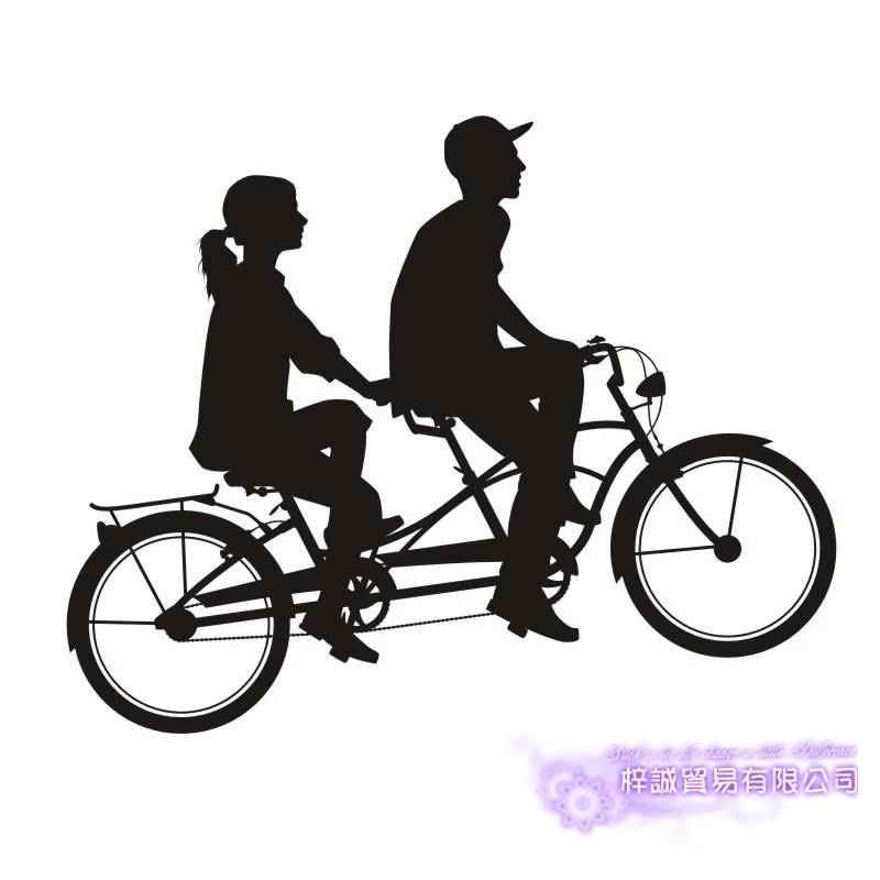 DCTAL Lovers Room Bike Sticker Bicycle Car Decal Posters Vinyl Wall Decals Pegatina Decor Mural