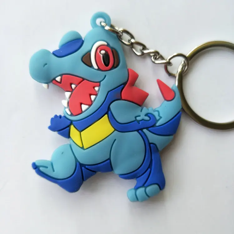 34 Аниме Покемон брелок ПВХ брелок Articuno Magikarp Gengar Zapdos Chansey Totodile мультфильм ювелирные изделия, подвески, аксессуары в подарок - Цвет: 34