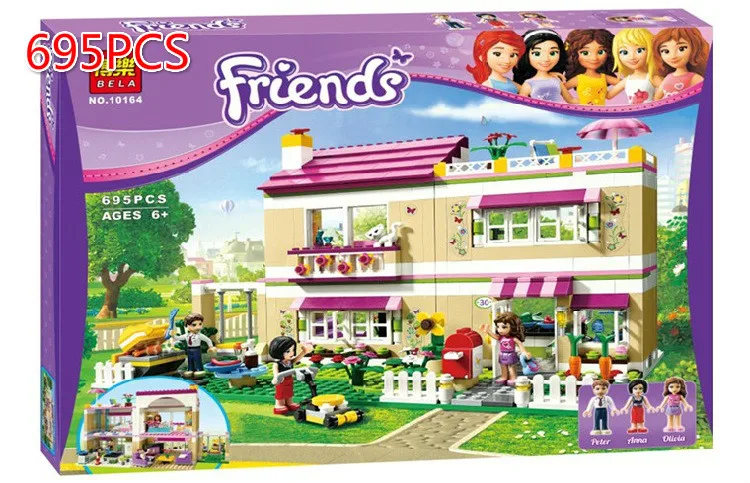 

Olivia's House 3315 Building Blocks Model Educational Toys for Children 10164 Compatible Legoinglys Friends Bricks Figure Set