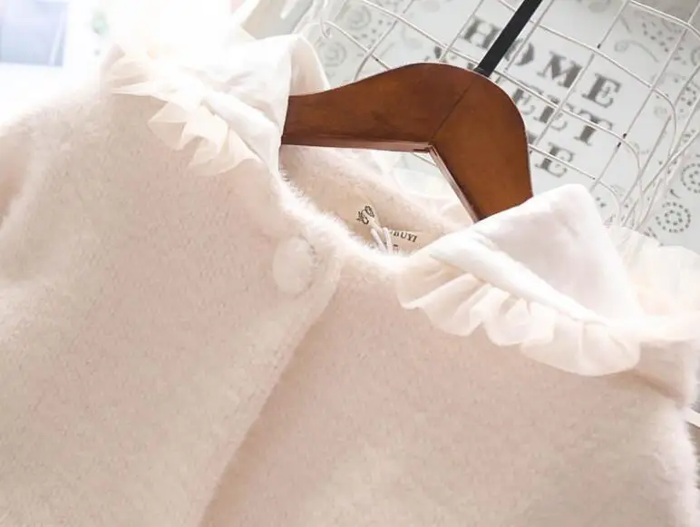 Winter Boutique Hooded Coat For baby Girls, Children Fashion Elegant Outwear Wholesale, 5 pieces/lot