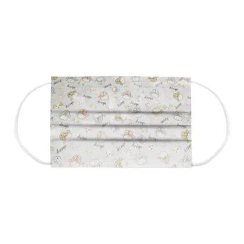 

Lovely Print Children's Mask Disposable Face Mask 3 Ply Ear Loop 50PC Protection For Adults Scarf Flag Bandana drop-shippin#3