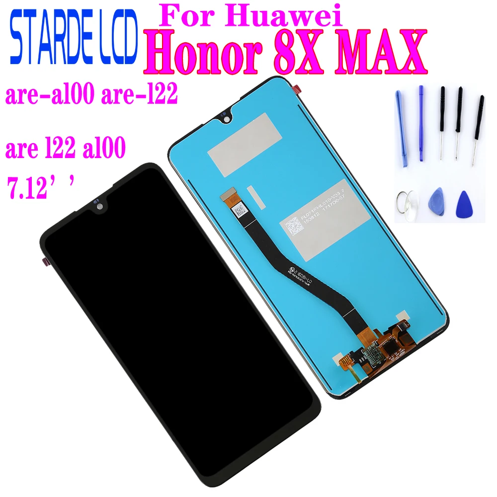 

Original Display For Huawei Honor 8X MAX LCD Touch Screen Digitizer Replacement LCD Display JSN-AL00 Repair Part