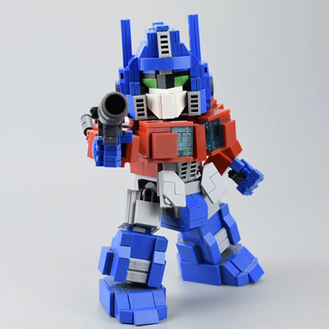 

670Pcs Moc Medium-sized Mecha Robot Model Assembly Small Particle Building Blocks Educational Toy Set