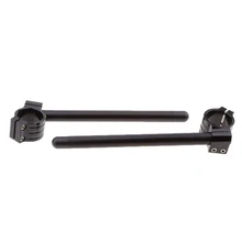 2 шт CNC Мотоцикл Алюминиевый зажим на рукоятке 45 мм-черный