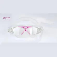 Новые стильные очки, большая коробка, высокое разрешение, водонепроницаемые, анти-туман, гальваническое покрытие, профессиональные очки для плавания, гладкое стекло, удобные