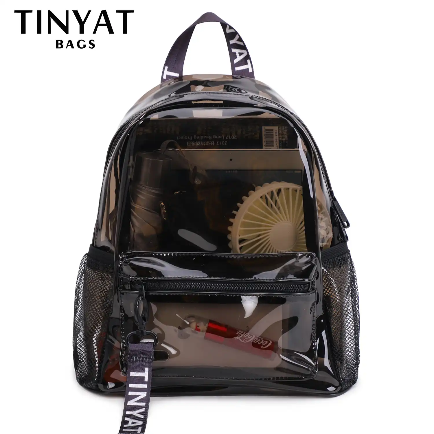 tiny clear backpack