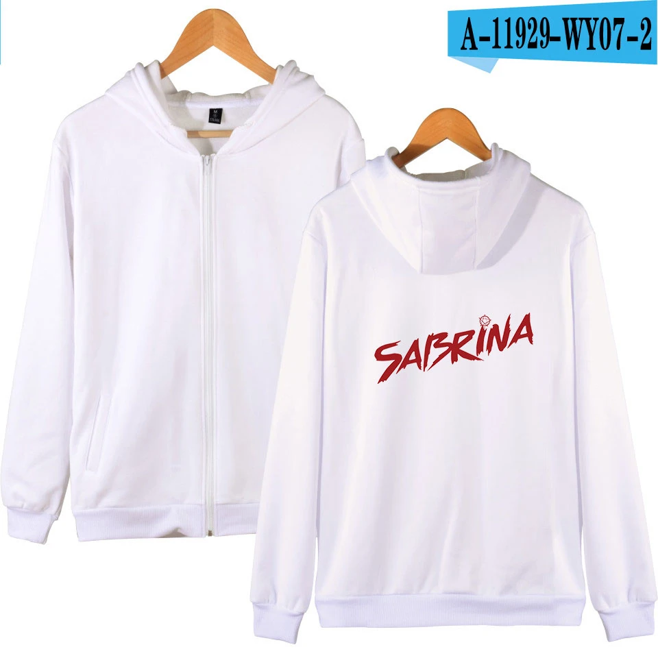 Sabrina 2D новая одежда с принтом горячая Распродажа толстовки на молнии с длинным рукавом женская и мужская повседневная K-pops одежда с капюшоном - Цвет: Picture color