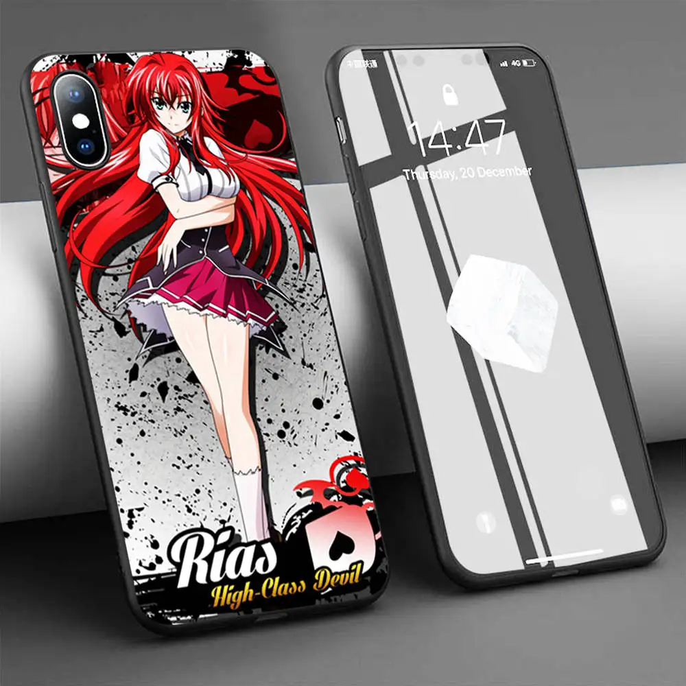Чехол для старшей школы DxD Rias gremory мягкий силиконовый чехол телефона iPhone 11 Pro Max X 5S 6
