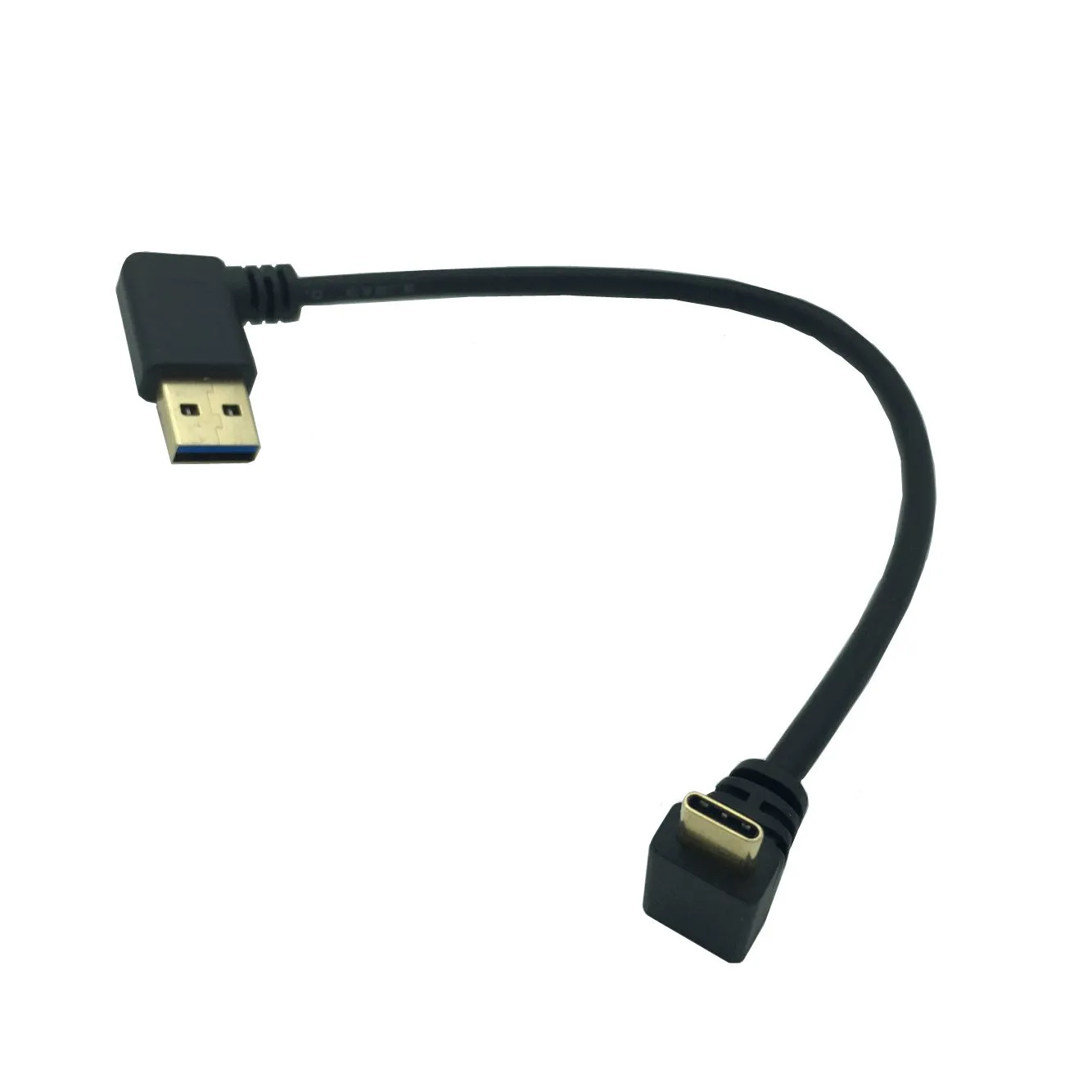 Позолоченный 90 градусов прямой угол USB 3,0(type-A) штекер USB3.1 собственный угол USB синхронизация данных и зарядный кабель Conne