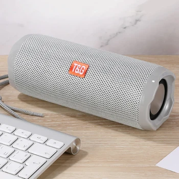 

Portable Bluetooth Speakers Wireless Column Waterproof Outdoor Subwoofer Stereo Loudspeaker Upgraded version TG191 with auxTF