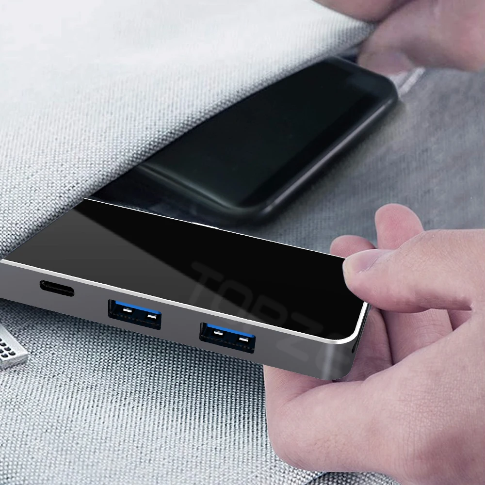 6 в 1 type C концентратор USB C к HDMI USB 3,0 порты SD TF кард-ридер адаптер для MacBook Pro разветвитель мульти 6 портов type C usb-хаб